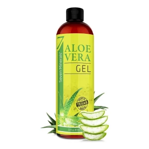 Gel Orgánico Aloe Vera De Tamaño De 12 Oz 100% Sin Xantano