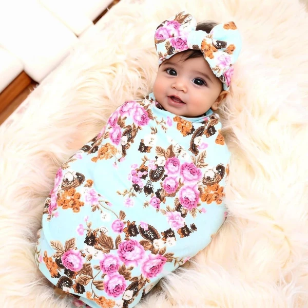 Galabloomer Bebe Recien Nacido Que Recibe El Sueño Manta Y - Image 4