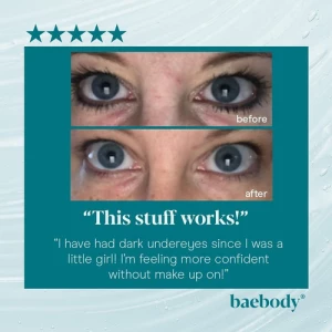 Gel Baebody Para Ojeras, Hinchazón, Arrugas Y Bolsas 0.5 Oz Tipo De Piel Todo Tipo De Piel - Image 5