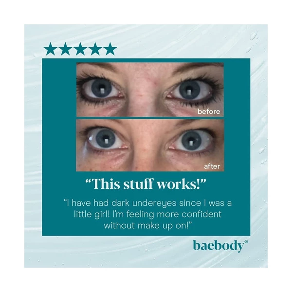 Gel Baebody Para Ojeras, Hinchazón, Arrugas Y Bolsas 0.5 Oz Tipo De Piel Todo Tipo De Piel - Image 5