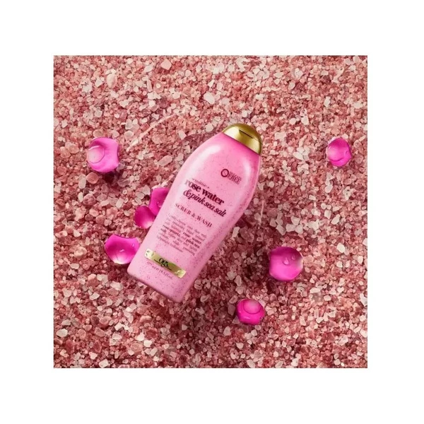 Exfoliante Corporal Ogx Agua De Rosas Y Sal Marina 577ml - Image 3