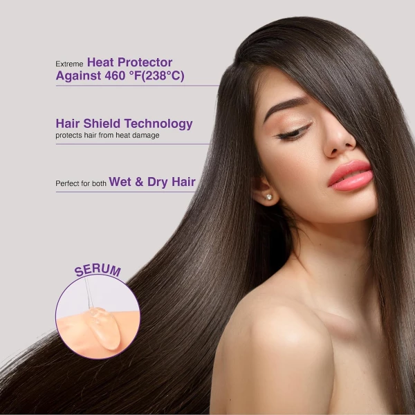 Kiss Suero Protector De Calor Para El Cabello Hidrata 177ml - Image 4
