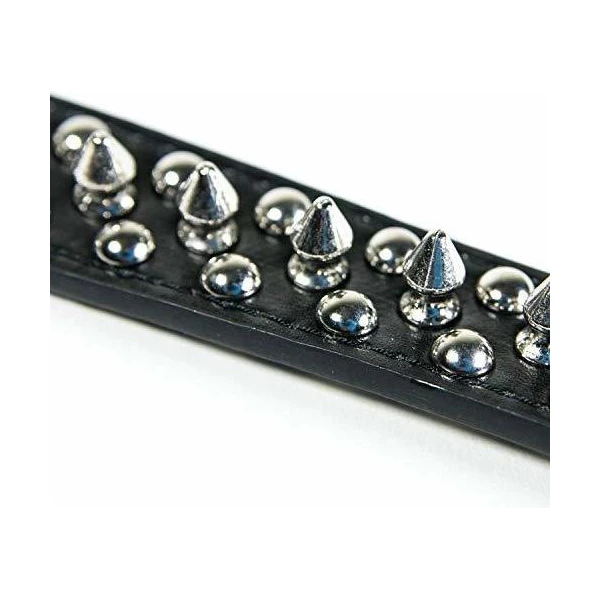 Corelife Collar De Piel Vegana Con Pinchos Para Perros Y Gat - Image 3