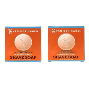 Jabón Afeitar Sin Fragancia Para Hombre Van Der Hagen 2pack