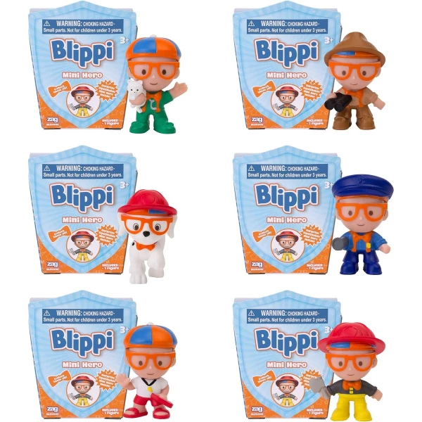 Blippi Mini Heroes Squishables Mystery 6 Pack Juguetes - Image 2