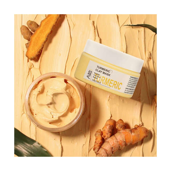 Anairui Máscara Facial Con Vitamina C Y Cúrcuma Control Acné Tipo De Piel Todo Tipo De Piel - Image 2