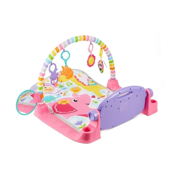 Fisher Price Deluxe Pataditas Piano Gimnasio Musical Bebe Color Rosa - Image 2