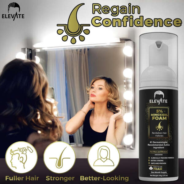 Espuma De Minoxidil 5% Para La Pérdida Del Cabello 3 Und - Image 5