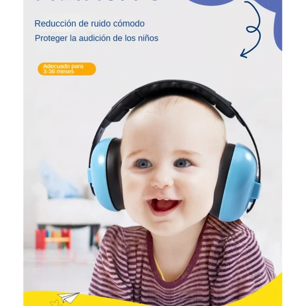 Audífonos Protectores Auditivos Para Bebés Y Niños Bbtkcare Color Azul - Image 4