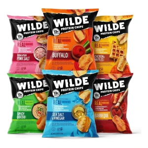 Wilde Chips De Proteína, Snack Paquete Variado 12 Und