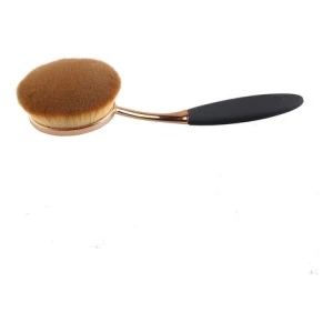 Yoseng - Brocha Ovalada Para Base Maquillaje Pack 2 Color Negro - Image 3