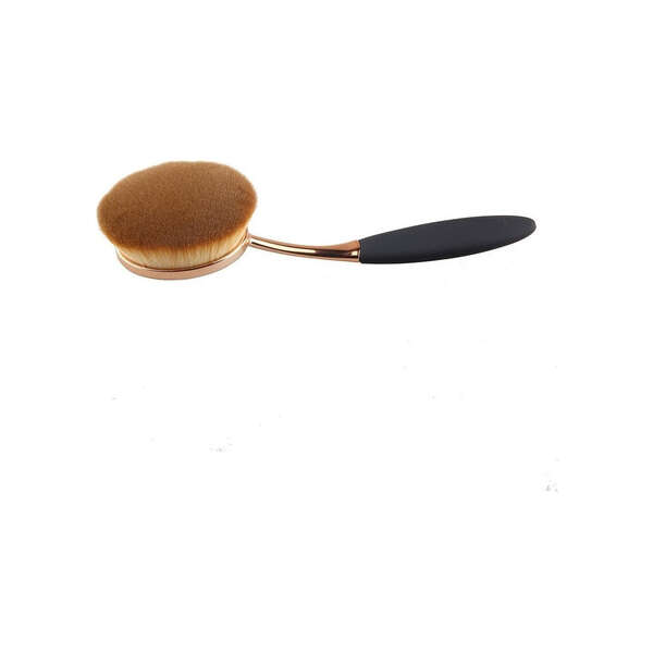Yoseng - Brocha Ovalada Para Base Maquillaje Pack 2 Color Negro - Image 3