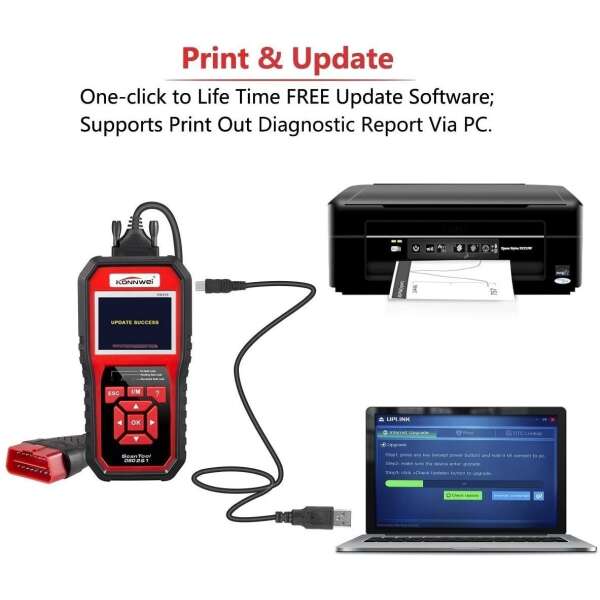 Escáner Konnwei Obd2, Escáner Código Diagnóstico Automotriz - Image 4