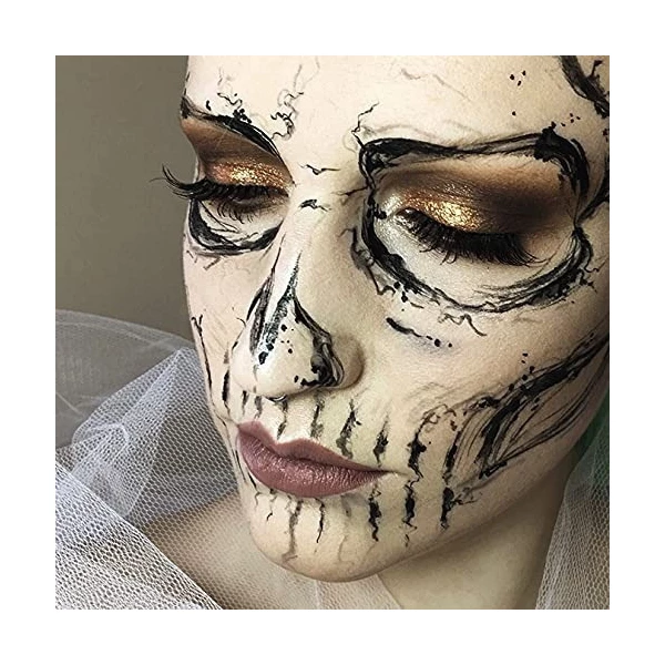 Base De Maquillaje En Cremoso Mehron Mehron Fantasy Fx Mehron Tono Negro - 30ml 1.76oz - Image 4