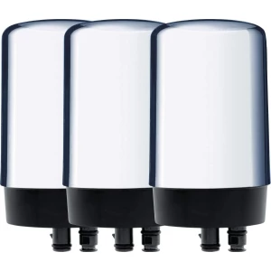 Brita Filtros De Agua De Repuesto Básicos, 3 Pack Cromados