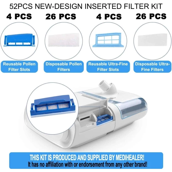 Filtros Cpap Medihealer Compatible C/ Dreamstation, X52u - Image 2