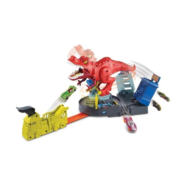 Hot Wheels T-rex Rampage - Juego De Pistas Con 1 Carro Color Rojo - Image 4