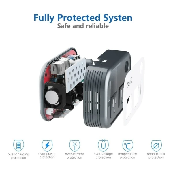 Inversor De Corriente Foval Para Coche 200w Dc 12v A 110v Ac - Image 4