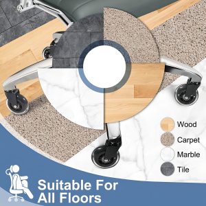 Ruedas De Repuesto Para Silla De Oficina, Nadamoo 5 Unidades - Image 3