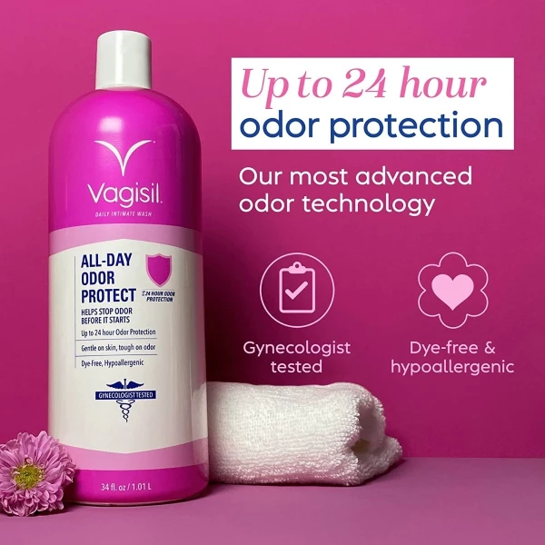 Vagisil Odor Protect Lavado Femenino Íntimo Diario 1litro - Image 3