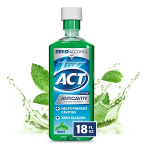 Act Anticavity Enjuague Bucal Zero Alcohol, Mint Pack 2 - Image 2