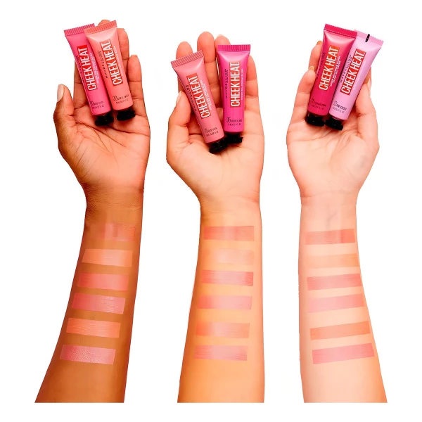 Rubor Cheek Heat Pink Rose Flush 20 Maybelline Ny - Image 4