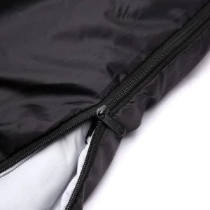 Saco De Dormir Doble Con 2 Almohadas, Ohuhu Impermeabl Negro - Image 5