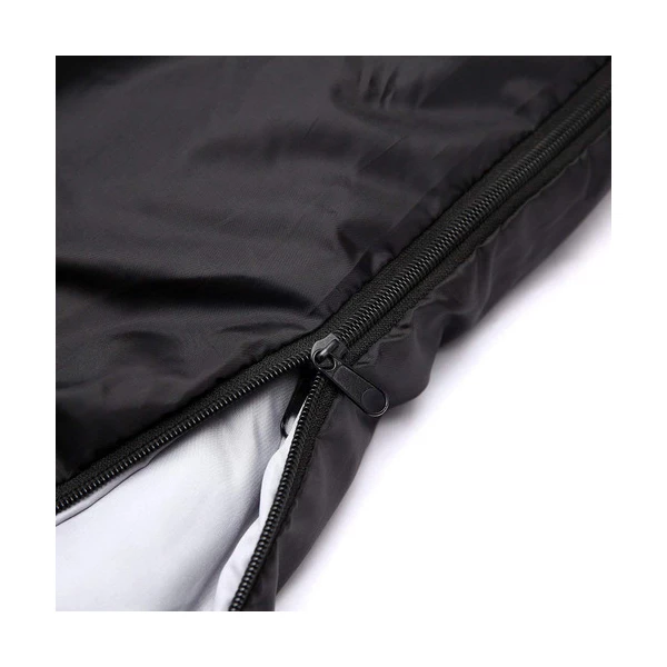 Saco De Dormir Doble Con 2 Almohadas, Ohuhu Impermeabl Negro - Image 5