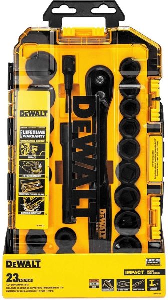 Set De 23 Piezas De Llaves Tubo De 1/2 Impacto. Dewalt Caja - Image 5