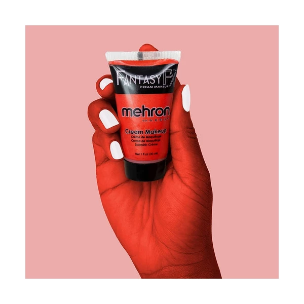 Base De Maquillaje En Cremoso Mehron Mehron Fantasy Fx Mehron Tono Rojo - 30ml 1.76oz - Image 3