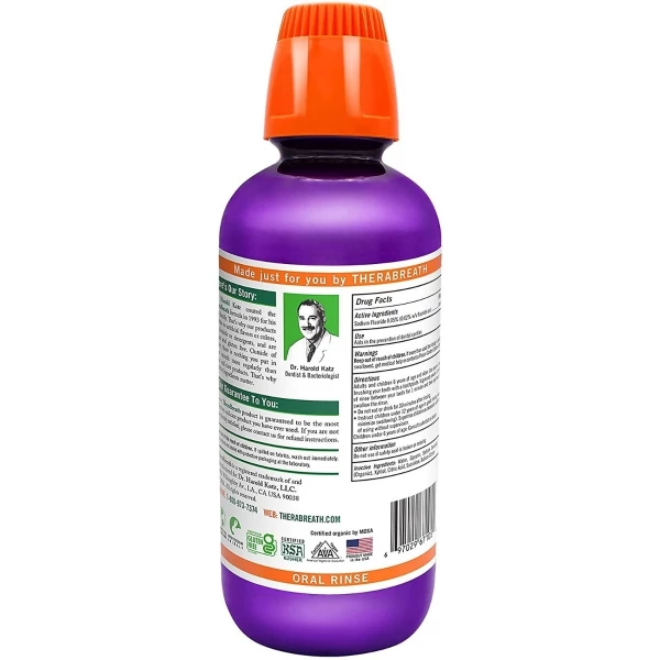 Enjuague Bucal Anticavidad 2 Pack 16oz Therabreath For Kids - Image 2