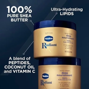 Vaseline Radiante X Crema Corporal De Nutrición Profunda 100 - Image 4