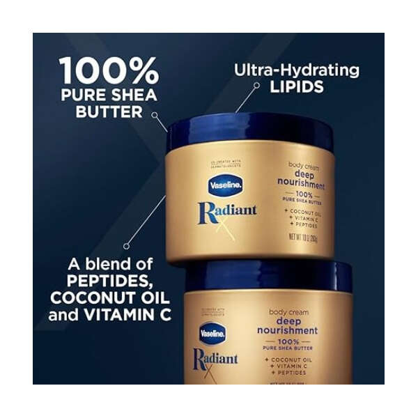 Vaseline Radiante X Crema Corporal De Nutrición Profunda 100 - Image 4