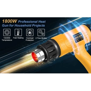 Pistola Aire Caliente Seekone 1800w Kit De Control Temperatu - Image 2