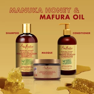 Sheamoisture Kit Shampoo, Acondicionador Y Mascarilla Manuka - Image 2