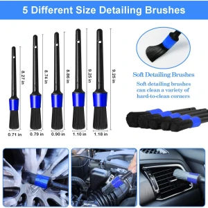 Kit Cepillos Para Auto Profesional Limpiar Interior Exterior - Image 2