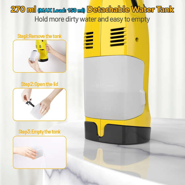 Eave Aspiradora Limpiador Eléctrica Para Ventanas Recargable - Image 5