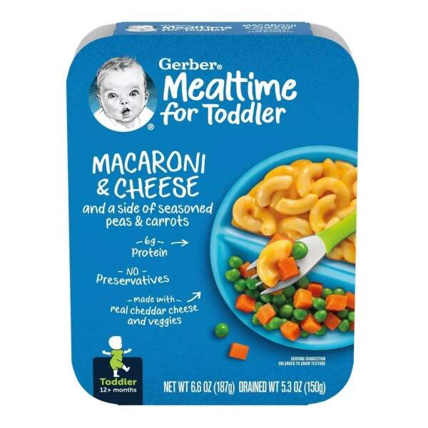 Gerber Macarrones Con Queso Y Verdura 4 Pack 150gr C/u - Image 2