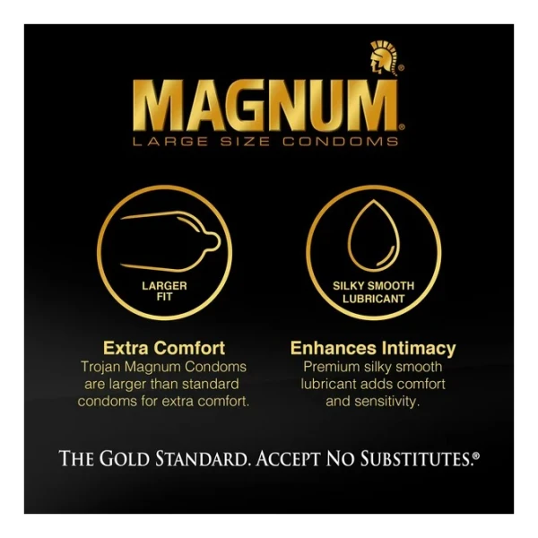 Condones Trojan Magnum L Bareskin Piel Desnuda Grande 24 Pz - Image 5