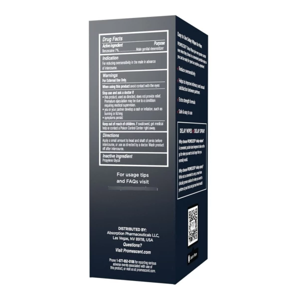 Promescent Toallas Retardantes Delay Wipes Pack De 15 Piezas - Image 4
