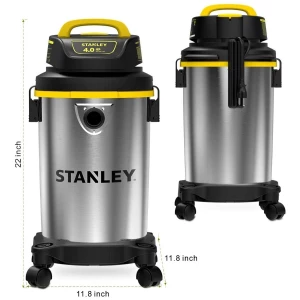 Aspiradora Stanley Sl18129 4 Hp Uso En Seco O Mojado 4 Galon Color Negro/plateado - Image 3