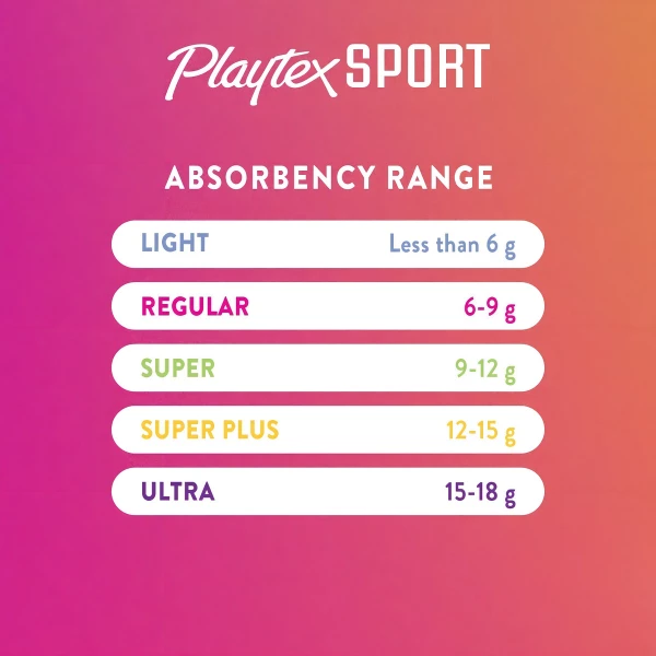 Playtex Pack 48 Tampones Deportivos Regular/ Superabsorbente - Image 2