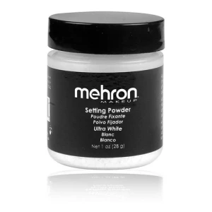 Polvo Base Blanco Mehron, Polvo De Fijación Ultrafino 1 Oz
