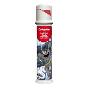 Colgate Bomba Pasta Batman Con Flúor Para Niños 124g