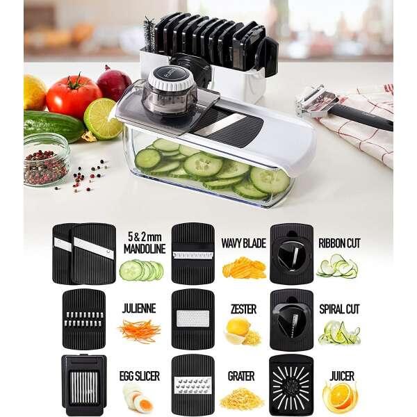 Fullstar Cortador De Verduras 11 En 1 Rebanadora Multiusos - Image 2
