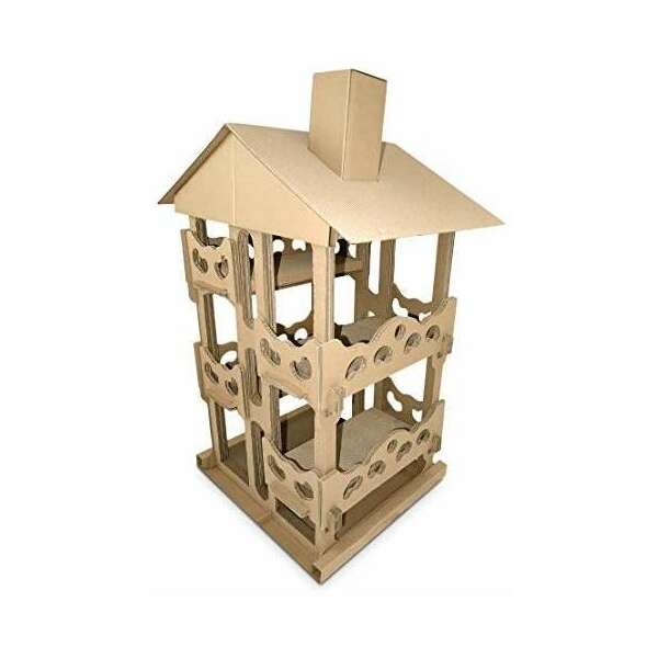 Muebles Para Mascotas Furhaven | Carton Corrugado Gato Rasca - Image 3