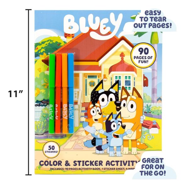 Bluey Libro Juego Para Colorear Y Calcomanias Para Niños - Image 5