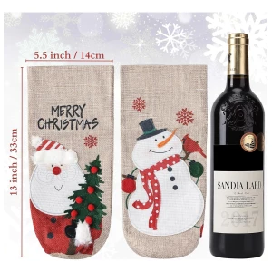 Mr. Pen - Bolsas De Vino De Navidad, Paquete De 4 - Image 3