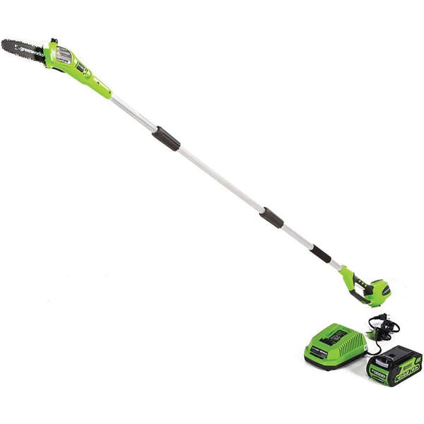 Sierra De Poste Inalámbrico Greenworks De 40 V, Batería 2 Ah - Image 2