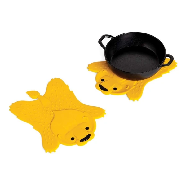 Ototo -salvamanteles Para Encimera De Cocina, Olla Caliente Color Amarillo Ototo Oso Amarillo - Image 2